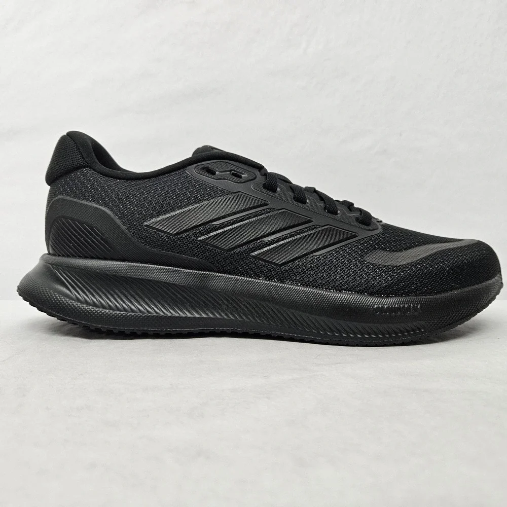 Adidas RunFalcon 5 Running Shoes‎ IE8812 Triple Black Men's Size 10.5
